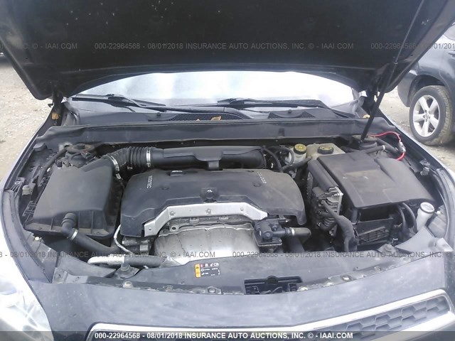 1G11C5SAXDF200670 - 2013 CHEVROLET MALIBU 1LT BLACK photo 10