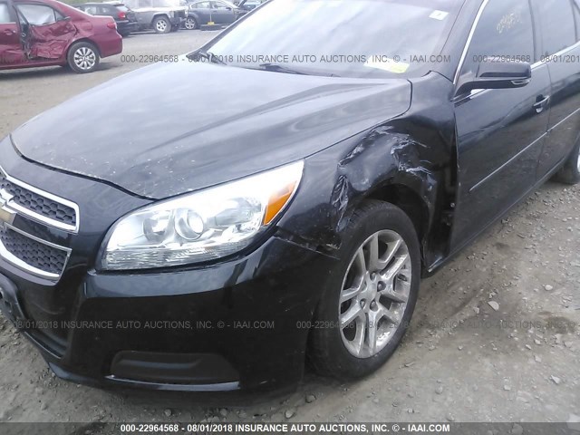 1G11C5SAXDF200670 - 2013 CHEVROLET MALIBU 1LT BLACK photo 6