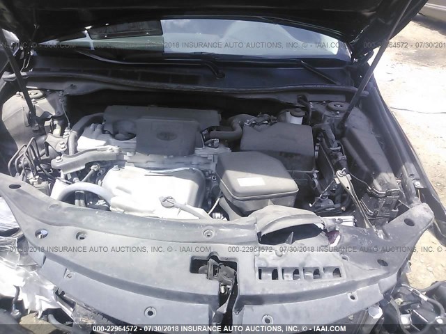 4T1BF1FK9FU096259 - 2015 TOYOTA CAMRY LE/XLE/SE/XSE BLACK photo 10