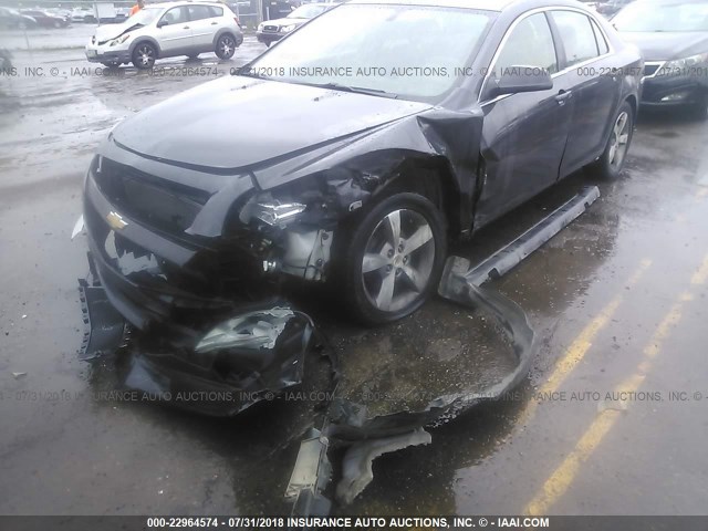 1G1ZC5E15BF107521 - 2011 CHEVROLET MALIBU 1LT ნაცრისფერი ფოტო 6