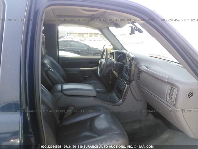 1GKEK63U06J142096 - 2006 GMC YUKON DENALI BLUE photo 5