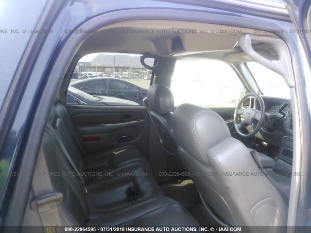 1GKEK63U06J142096 - 2006 GMC YUKON DENALI BLUE photo 8