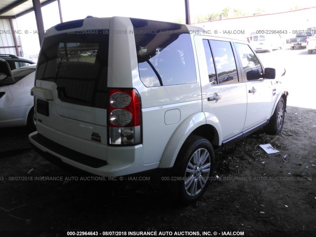 SALAG2D43CA629087 - 2012 LAND ROVER LR4 HSE WHITE photo 4