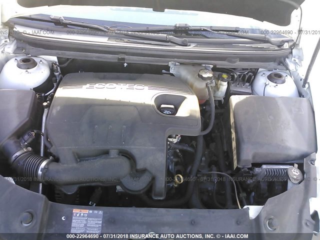 1G1ZB5E1XBF315297 - 2011 CHEVROLET MALIBU LS თეთრი ფოტო 10