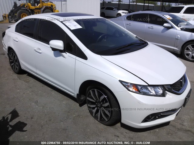 19XFB2F94FE014019 - 2015 HONDA CIVIC EXL 白色 照片 1