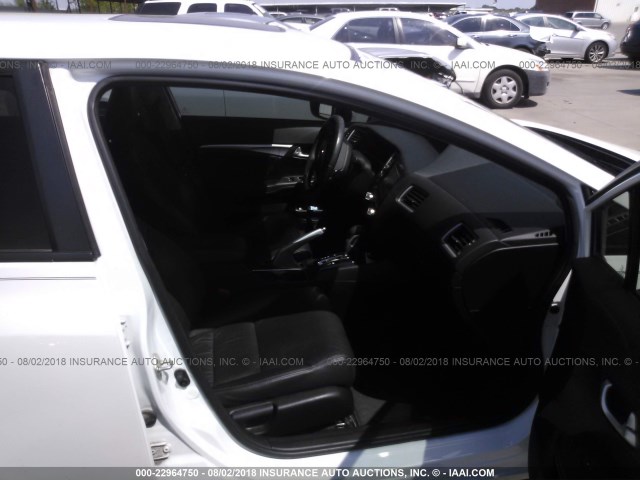 19XFB2F94FE014019 - 2015 HONDA CIVIC EXL 白色 照片 5