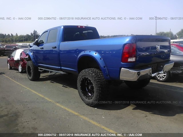 3C6UR5HLXGG237529 - 2016 RAM 2500 ST BLUE photo 3