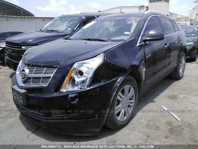 3GYFNAEYXAS581365 - 2010 CADILLAC SRX LUXURY COLLECTION BLACK photo 2