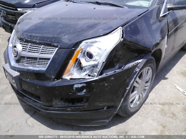 3GYFNAEYXAS581365 - 2010 CADILLAC SRX LUXURY COLLECTION BLACK photo 6