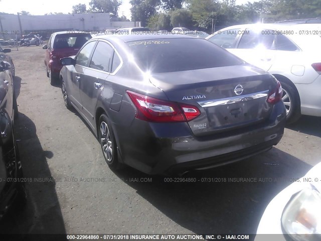 1N4AL3AP6GN384491 - 2016 NISSAN ALTIMA 2.5/S/SV/SL/SR BROWN photo 3