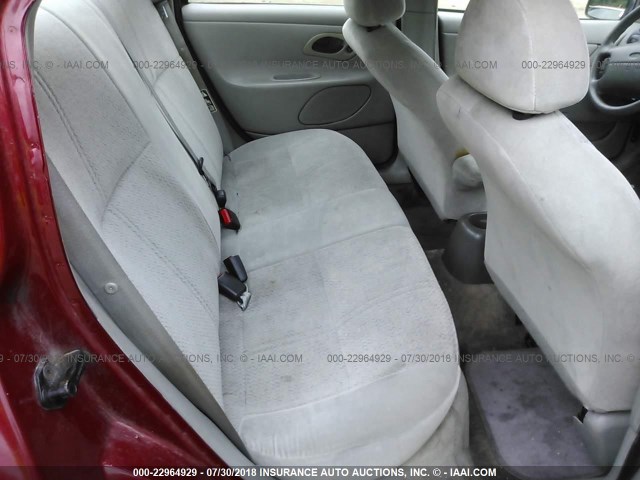 1FAFP6633YK108211 - 2000 FORD CONTOUR SE RED photo 8