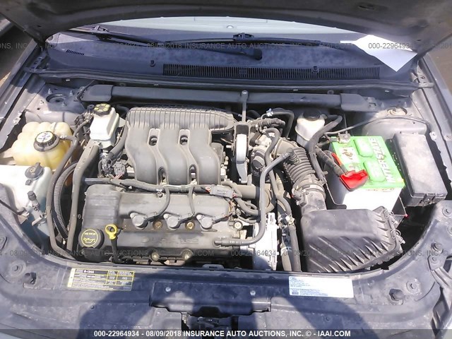 1FAFP24126G185985 - 2006 FORD FIVE HUNDRED SEL GRAY photo 10