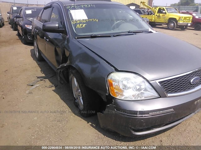 1FAFP24126G185985 - 2006 FORD FIVE HUNDRED SEL GRAY photo 6