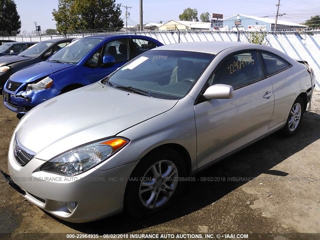 4T1CE38P16U750036 - 2006 TOYOTA CAMRY SOLARA SE/SLE ვერცხლისფერი ფოტო 2