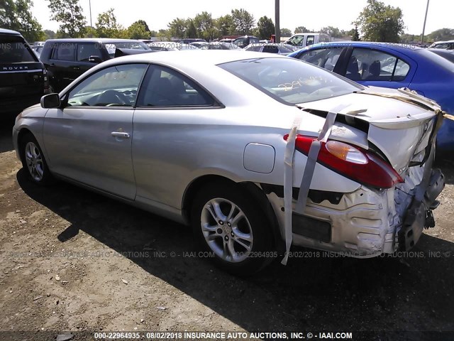 4T1CE38P16U750036 - 2006 TOYOTA CAMRY SOLARA SE/SLE ვერცხლისფერი ფოტო 3