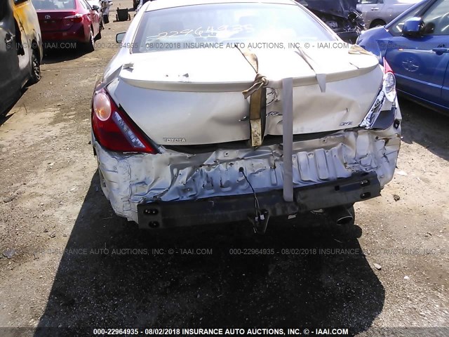 4T1CE38P16U750036 - 2006 TOYOTA CAMRY SOLARA SE/SLE ვერცხლისფერი ფოტო 6