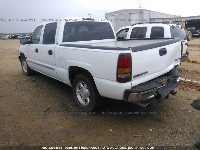 2GTEC13T451310639 - 2005 GMC NEW SIERRA C1500 WHITE photo 3