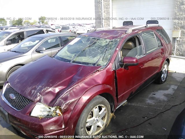 1FMDK06186GA01047 - 2006 FORD FREESTYLE LIMITED BURGUNDY photo 6