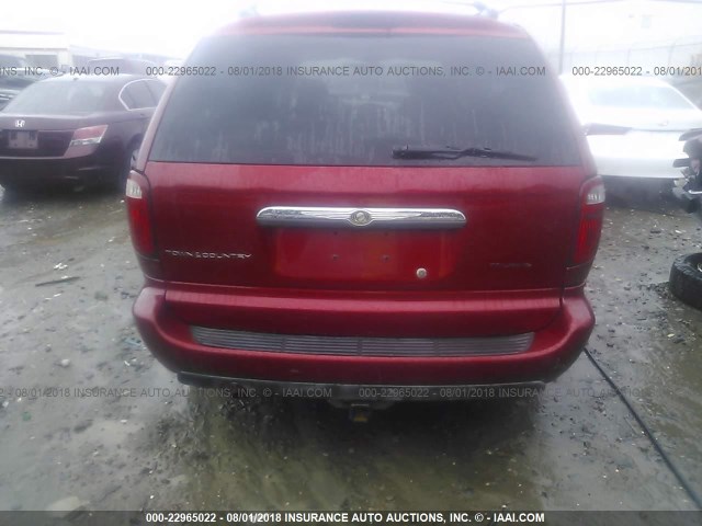 2C4GP54L85R202027 - 2005 CHRYSLER TOWN & COUNTRY TOURING RED photo 6