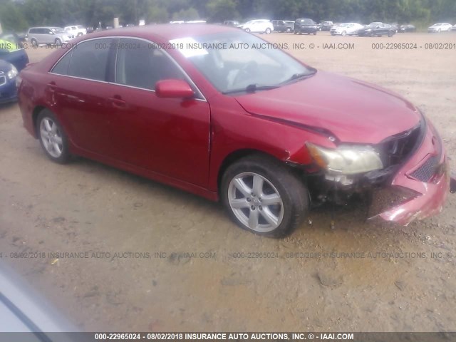 4T1BE46KX8U249450 - 2008 TOYOTA CAMRY CE/LE/XLE/SE RED photo 1