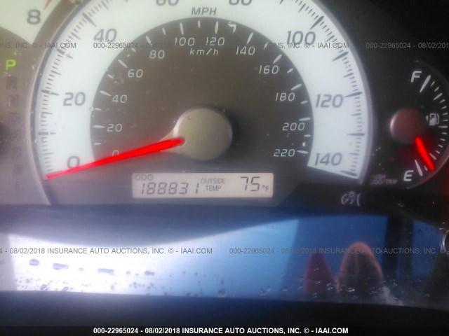 4T1BE46KX8U249450 - 2008 TOYOTA CAMRY CE/LE/XLE/SE RED photo 7