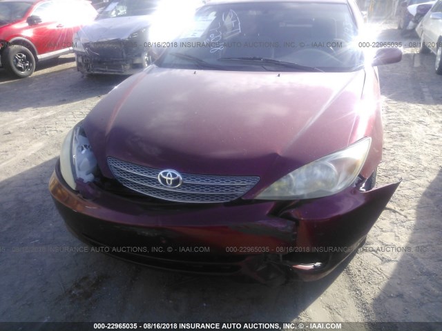 JTDBE32KX20051793 - 2002 TOYOTA CAMRY LE/XLE/SE Qırmızı foto 6