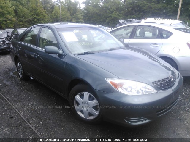4T1BE32K34U365258 - 2004 TOYOTA CAMRY LE/XLE/SE 绿色 照片 1