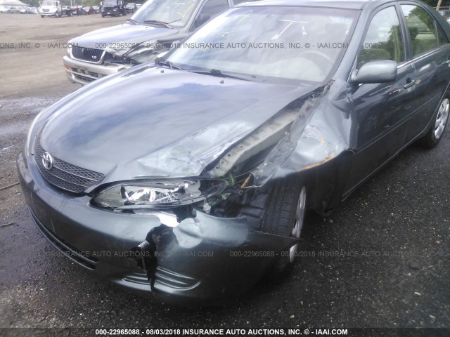 4T1BE32K34U365258 - 2004 TOYOTA CAMRY LE/XLE/SE 绿色 照片 6