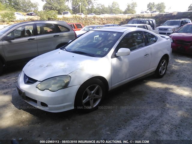 JH4DC54893S000091 - 2003 ACURA RSX WHITE photo 2