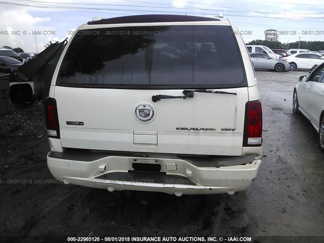 3GYFK66N74G198548 - 2004 CADILLAC ESCALADE ESV WHITE photo 6