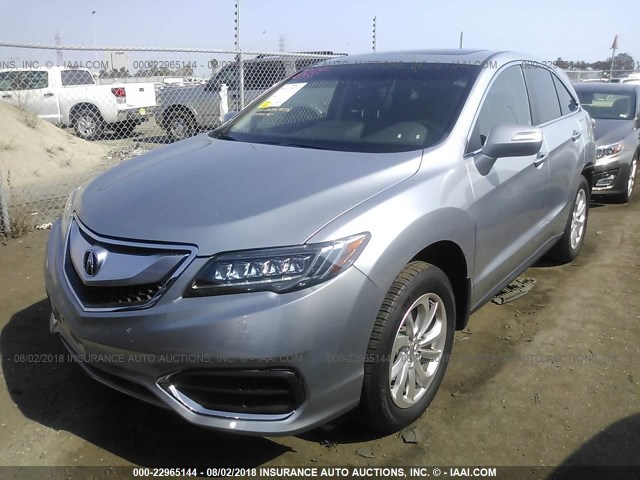 5J8TB3H53HL023020 - 2017 ACURA RDX TECHNOLOGY GRAY photo 2