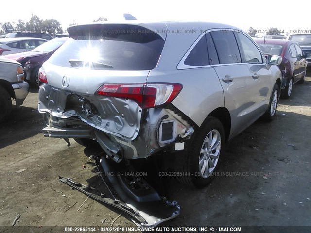 5J8TB3H53HL023020 - 2017 ACURA RDX TECHNOLOGY GRAY photo 4