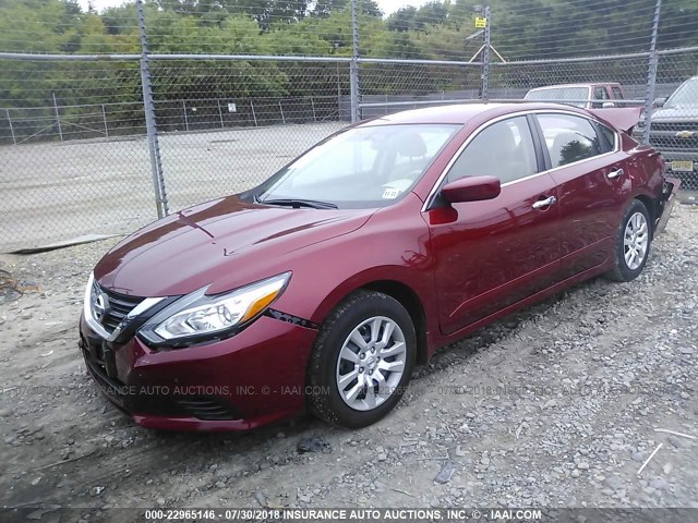 1N4AL3AP3GN393567 - 2016 NISSAN ALTIMA 2.5/S/SV/SL/SR RED photo 2