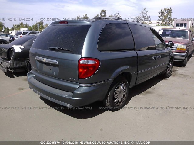 2A4GP64LX6R809967 - 2006 CHRYSLER TOWN & COUNTRY LIMITED BLUE photo 4