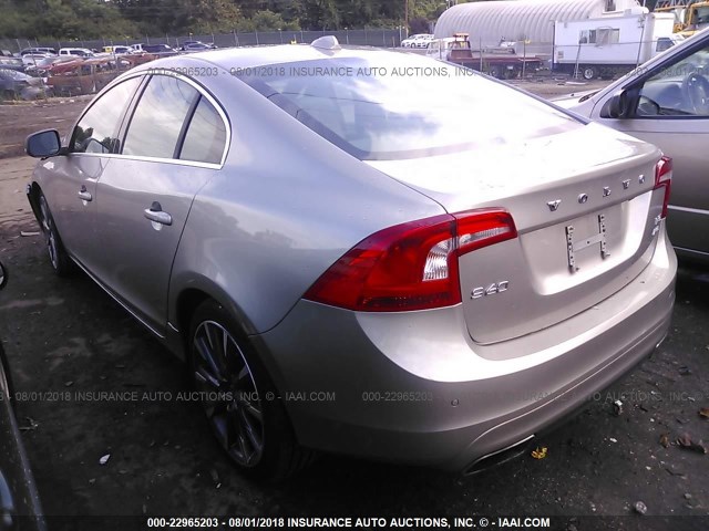 YV1612TK7F2366769 - 2015 VOLVO S60 PREMIER BEIGE photo 3