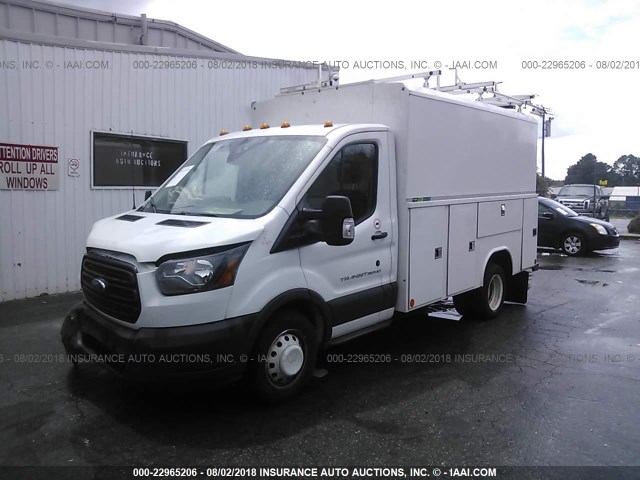 1FDSF6ZM3GKA75608 - 2016 FORD TRANSIT T-350 HD WHITE photo 2