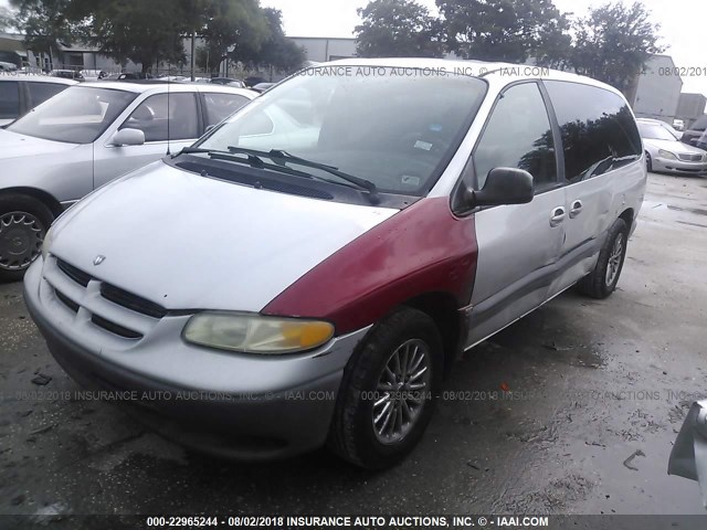 2B4GP44G8YR651898 - 2000 DODGE GRAND CARAVAN SE/SPORT SILVER photo 2