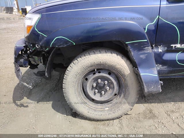 5TELU42N57Z374812 - 2007 TOYOTA TACOMA DOUBLE CAB მუქი ლურჯი ფოტო 6