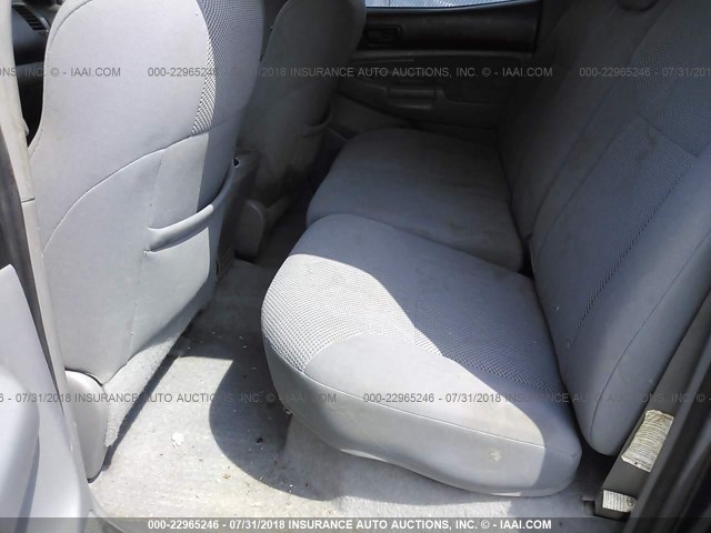 5TELU42N57Z374812 - 2007 TOYOTA TACOMA DOUBLE CAB მუქი ლურჯი ფოტო 8