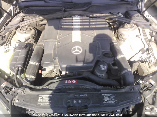 WDBNG84J15A447990 - 2005 MERCEDES-BENZ S 500 4MATIC SILVER photo 10