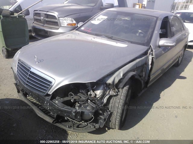 WDBNG84J15A447990 - 2005 MERCEDES-BENZ S 500 4MATIC SILVER photo 6