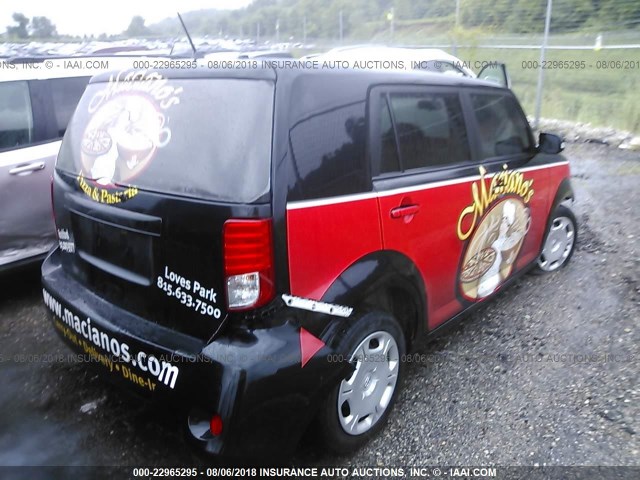 JTLZE4FE6CJ003927 - 2012 TOYOTA SCION XB Schwarz Foto 4