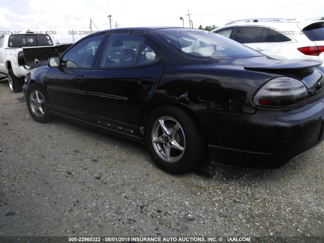 1G2WP52K33F174779 - 2003 PONTIAC GRAND PRIX GT BLACK photo 3