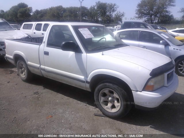 1GTCS1441XK501035 - 1999 GMC SONOMA WHITE photo 1