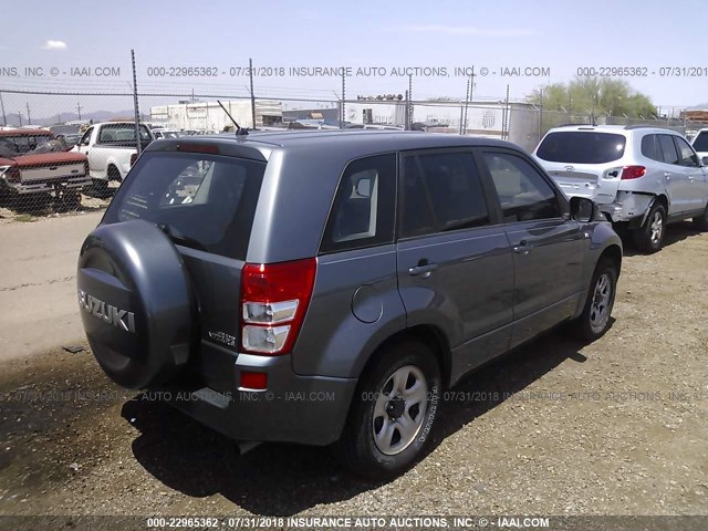 JS3TE941084103656 - 2008 SUZUKI GRAND VITARA  GRAY photo 4