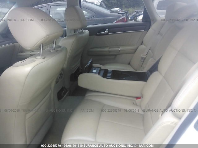 JNKBY01F78M550075 - 2008 INFINITI M45 WHITE photo 8