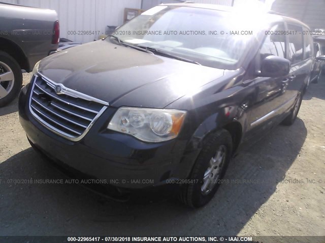 2A4RR5D15AR463556 - 2010 CHRYSLER TOWN & COUNTRY TOURING GRAY photo 2