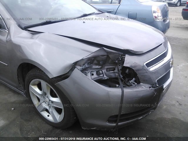 1G1ZB5EB1AF266322 - 2010 CHEVROLET MALIBU LS Champagne photo 6