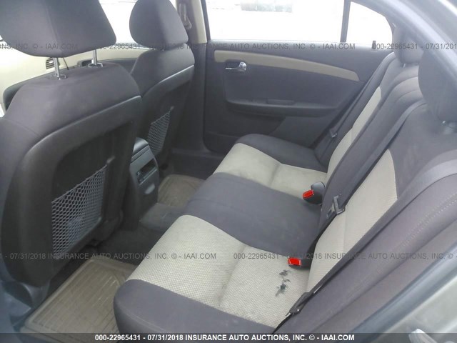 1G1ZB5EB1AF266322 - 2010 CHEVROLET MALIBU LS Champagne photo 8