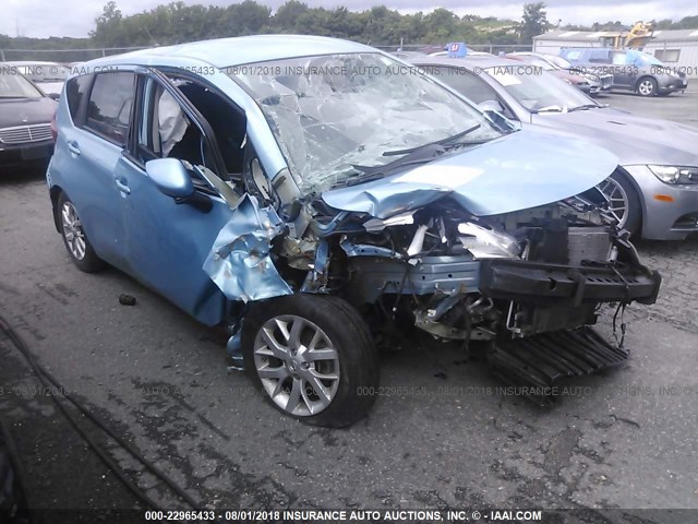 3N1CE2CP4FL426713 - 2015 NISSAN VERSA NOTE S/S PLUS/SV/SL/SR Light Blue photo 1